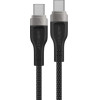 Acefast 3in1 Cable C11-03 USB-C - USB-C 480Mb/s 100W 1.2m - Black - (C11-03_AC)