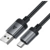 Acefast USB-A - USB-C Cable 480Mb/s 3A 1.2m - Black - (C20-04)