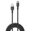 Acefast USB-A - USB-C Cable Spring 480Mb/s 3A 1.2m - Black - (C14-04)