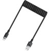 Acefast USB-A - USB-C Cable Spring 480Mb/s 3A 1.2m - Black - (C14-04)