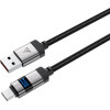 Acefast USB-A - USB-C Cable With Display 480Mb/s 66W 1.2m - Black - (C15-04)