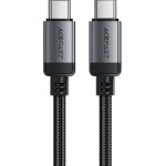 Acefast USB-C Cable - USB-C 480Mb/s 3A 1.2m - Black - (C20-03)