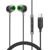 Acefast Wired In-Ear Headphones USB-C 1.2m - Black - (L5)