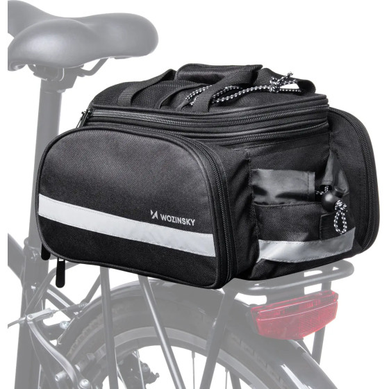 Wozinsky 27L Bicycle Bag - Black - (WBB36BK)