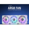 Redragon Gaming Cooling Fan - GC-F012W (3 pack)