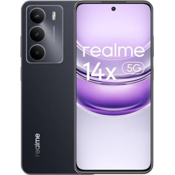 Realme 14X 5G 128GB (6GB Ram) Dual-Sim Carbon Black Eu - (REALME_14X_128GB_BLACK)