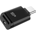 Silicon Power Card Reader C200 ��� Micro SD, USB-C, Usb 3.2, 180/165MBps, ����� - (SPU3CTMREDC2000K)