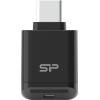 Silicon Power Card Reader C200 ��� Micro SD, USB-C, Usb 3.2, 180/165MBps, ����� - (SPU3CTMREDC2000K)