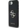 Guess Pu Grained 4G Metal Logo Case For Iphone 16e - Black - (GUE004478-0)