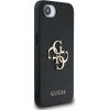 Guess Pu Grained 4G Metal Logo Case For Iphone 16e - Black - (GUE004478-0)