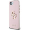 Guess Pu Grained 4G Metal Logo Iphone 16e Case - Pink - (GUHCPSE4PGT4MBP)