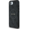 Guess Pu Leather 4G Colored Ring Case With Magsafe For Iphone 16e - Black - (GUE004494-0)