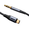 Joyroom Audio Transfer Series SY-A07 Mini Jack 3.5mm/USB-C Cable 1.2m - Black - (Joyroom Sy A07 Audio Transfer Series Aux Audio Cable (Type C To 3.5mm) 1.2m Black)