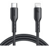 Joyroom Flash-Charge Series SA26-CL3 USB-C / Lightning Cable 30W 1m - Black - (Joyroom SA26-CL3 Flash-Charge Series 30W Fast Charging Data Cable (Type-C To Lightning) 1m Black)
