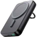 Joyroom Wireless Powerbank 10000mAh JR-W050 20W Magsafe With Ring And Stand - Black - (JR-W050BK)