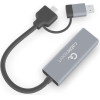 Cablexpert USB3.1+Typec 2.5G Gigabit Network Adapter Space Grey - (A-USB3AC-LAN2G-01)