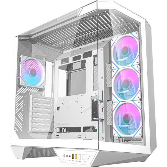 Darkflash DY470 ���� ���������� (�����) + 4 ����������� + �������� Gpu - (DY470 fans+Holder Wh)