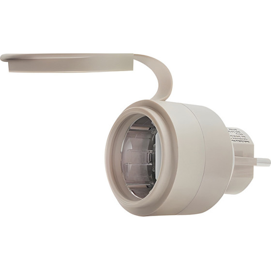 Shelly Plug S Mtr Gen3 IP44 12A ������ ����� ���������� ����� - (OutdoorPlugSGen3)
