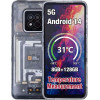 AGM Smart ��������� ������ �������� 5G, 8������, ��������� �� ����� IP68/69� (8GB/128GB), Android 14 �� Bluetooth, USB, SD, NFC, GPS, Dual SIM, Camera, ����� 6.78? ��� ������� ���������� - (X6 Phantom)