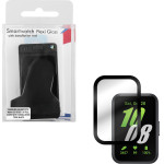 Volte-Tel Tempered Plexi Glass Samsung Galaxy Fit 3 40mm 3D Edge 1.6'' 9H 0.30mm Full Cover With Installation Tool BLACK - (5205308374722)