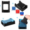 Volte-Tel Tempered Plexi Glass Apple Watch 7/8/9 41mm 3D Edge 1.69'' 9H 0.30mm Full Cover With Installation Tool BLACK - (5205308374678)