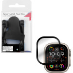 Volte-Tel Tempered Plexi Glass Apple Watch Ultra 2 49mm 3D Edge 1.92'' 9H 0.30mm Full Cover With Installation Tool BLACK - (5205308374692)