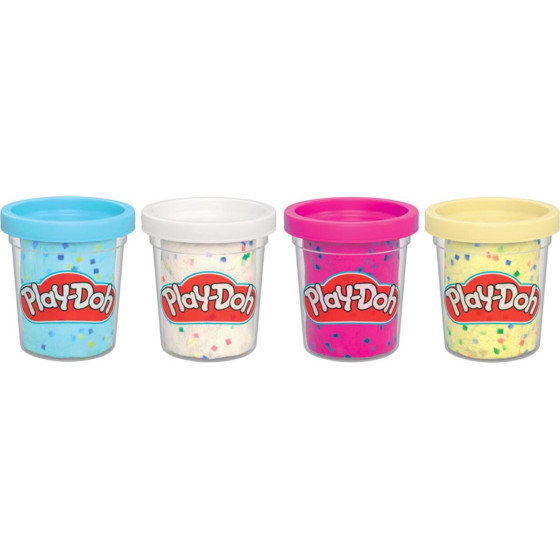 Hasbro Play-Doh: Specialty Compound - Confetti Fun 4 Pack (G1736)