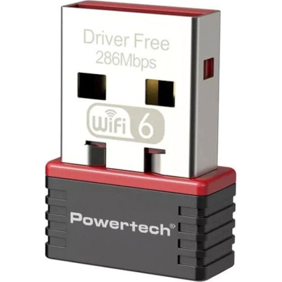 Powertech ��������� Usb ���������� ������� 300MBps Wifi 6 - (PT-1383)