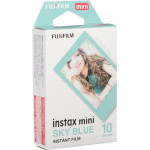 Fujifilm Color Instax Mini Instant ���� (10 Exposures) Sky Blue - (16537055)