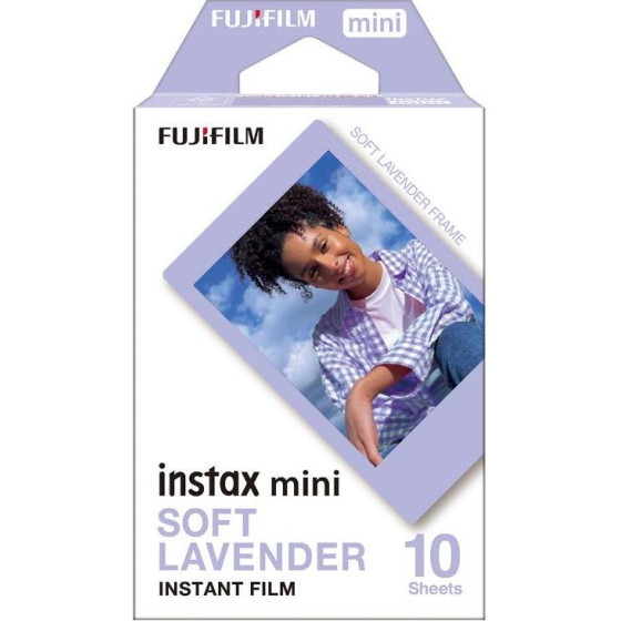 Fujifilm Color Instax Mini Instant ���� (10 Exposures) Soft Lavender - (16812376)