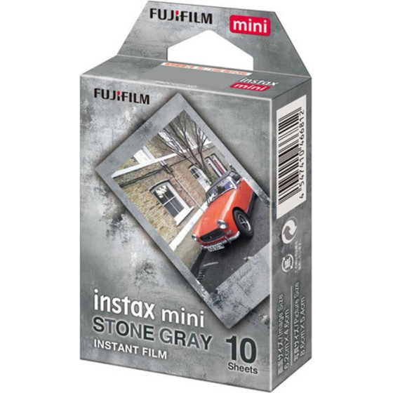 Fujifilm Color Instax Mini Instant ���� (10 Exposures) Stone Grey - (16754043)