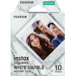 Fujifilm Color Instax Square Instant ���� (10 Exposures) White Marble - (16656473)