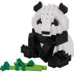 Bandai Nanoblock : Animal - Giant Panda Building Block Figure (NBC328)