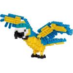 Bandai Nanoblock : Animal - Perroquet Bleu Et Jaune Building Block Figure (NBC343)