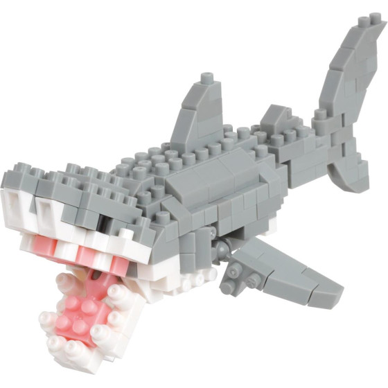 Bandai Nanoblock : Animal - White Shark Building Block Figure (NBC332)
