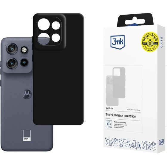 3MK Protection 3MK Matt Case For Motorola Edge 50 Neo - Black - (W-3MatCas-ME50N-0)