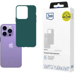 3MK Protection Case For Iphone 14 Pro Max From The 3MK Matt Case Series - Dark Green - (143880-0)
