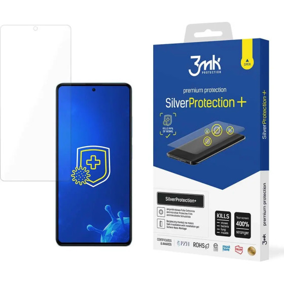 3MK Protection Xiaomi Redmi Note 12 Pro+ / Note 12 Pro Antibacterial Screen Protector For Gamers 3MK Silver Protection+ Series - (149978-0)