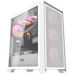 Darkflash DRX70 Mesh ���� ���������� (�����) + 4 ����������� Rgb - (DRX70 Mesh WHITE)