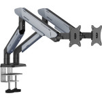Anda Seat Monitor Arm / Stand A9-2S Black- Titanium Dual, Weight Capacity (Per Screen): 2-15kg - (AD-W-A9-2S-BT)