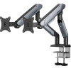 Anda Seat Monitor Arm / Stand A9-2S Black- Titanium Dual, Weight Capacity (Per Screen): 2-15kg - (AD-W-A9-2S-BT)