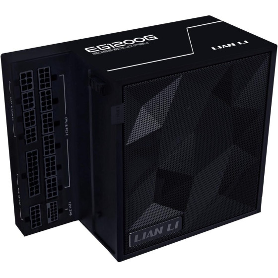 Lian Li Edge 1200W Black 80+ Gold (With Usb HUB), Fully Modular Atx Psu - (G9P.EG1200G.BH00.EU)