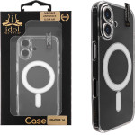 Idol 1991 ���� Iphone 16 6.1'' Magsafe Antishock Clear Air Back Cover Tpu Full Camera Protection ������� - (5205308376207)