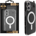 Idol 1991 ���� Iphone 16 Plus 6.7'' Magsafe Antishock Clear Air Back Cover Tpu Full Camera Protection ������� - (5205308376184)