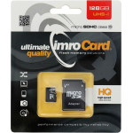 Imro Memory Card Microsd 128GB 100MB/s class10 Uhs I With Adapter SD