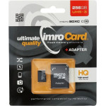 Imro Memory Card Microsd 256GB 100MB/s Class 10 Uhs 3 With Adapter SD