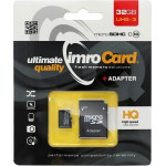 Imro Memory Card Microsd 32GB 100MB/s Class 10 Uhs 3 With Adapter SD