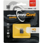 Imro Memory Card Microsd 32GB 100MB/s class10 Uhs I