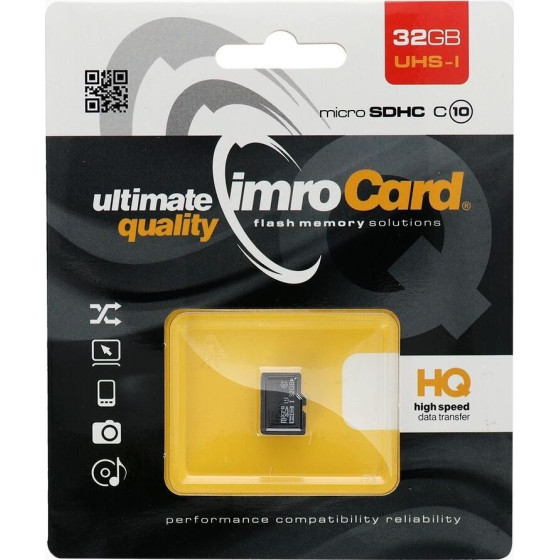 Imro Memory Card Microsd 32GB 100MB/s class10 Uhs I