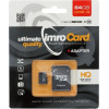 Imro Memory Card Microsd 64GB 100MB/s Class 10 Uhs 3 With Adapter SD